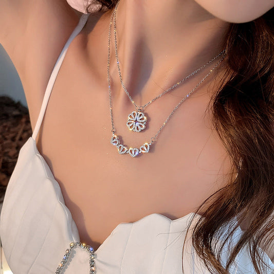 Collier Amour Infini | Collier trèfle à 4 feuilles