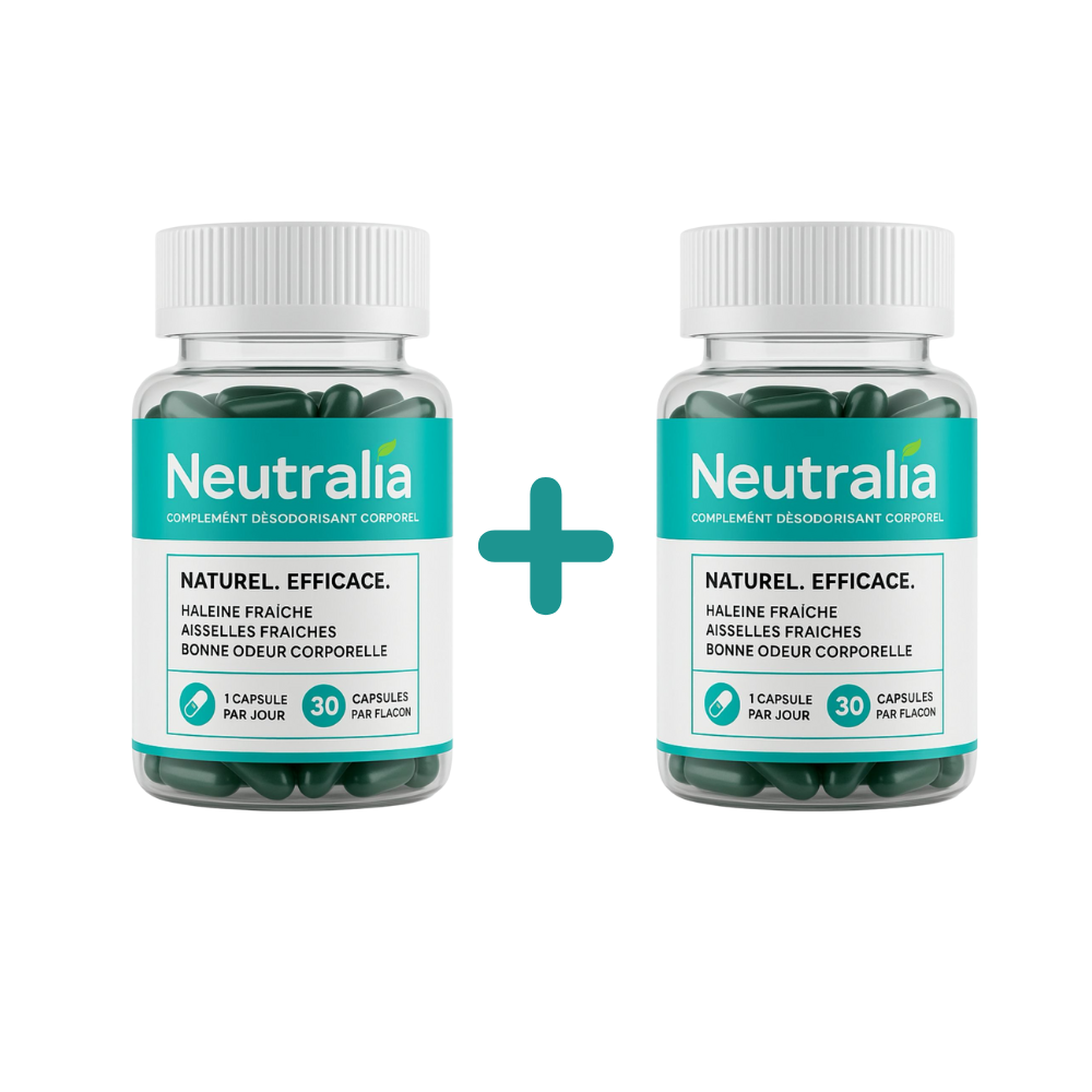 Gélules Anti-Odeurs Neutralia | 1 + 1 OFFERT