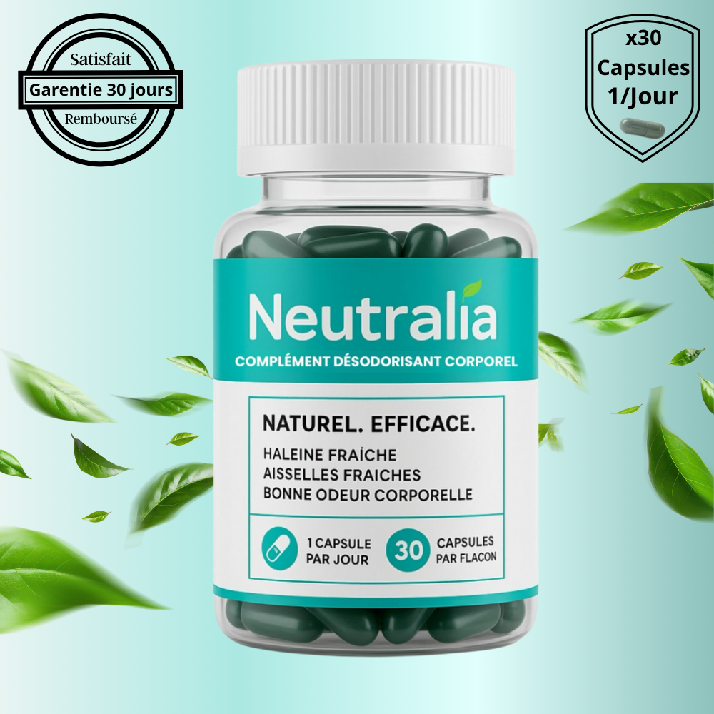Gélules Anti-Odeurs Neutralia | 1 + 1 OFFERT