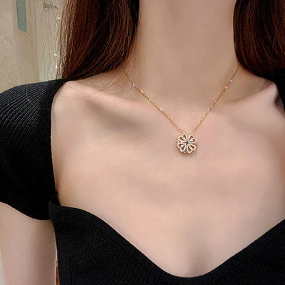Collier Amour Infini | Collier trèfle à 4 feuilles