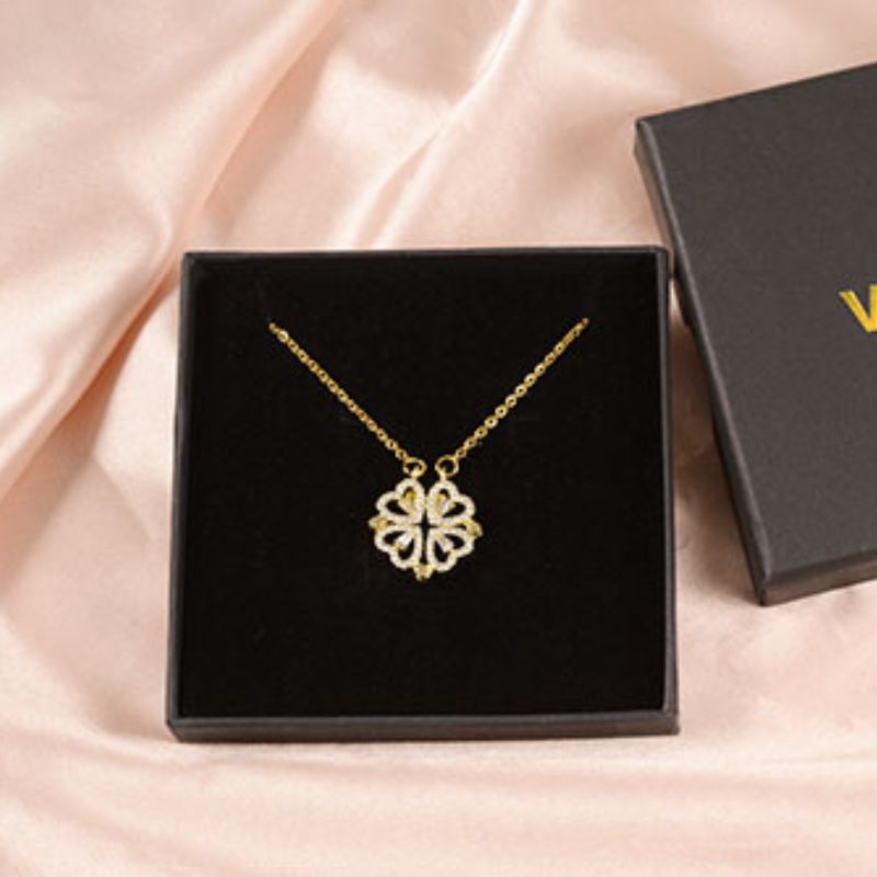 Collier Amour Infini | Collier trèfle à 4 feuilles