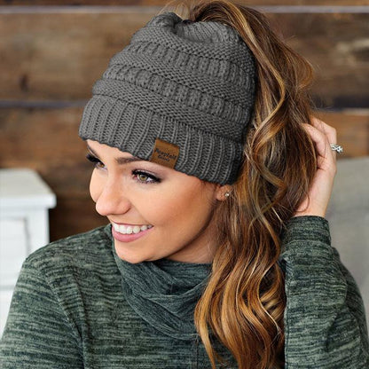 PonyBeanie® l Bonnet queue de cheval