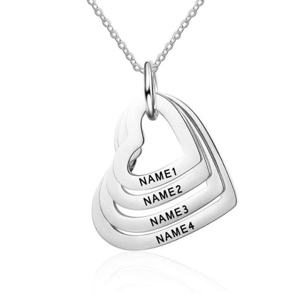 Collier Amour Inoubliable - Collier personnalisé coeur