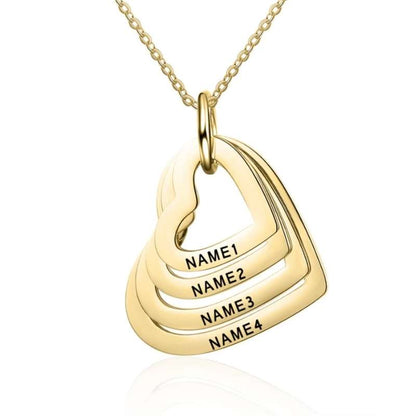 Collier Amour Inoubliable - Collier personnalisé coeur
