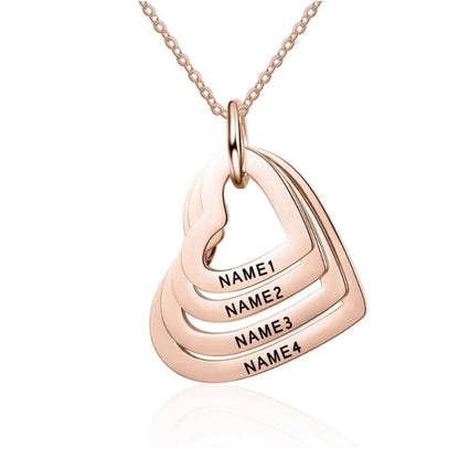 Collier Amour Inoubliable - Collier personnalisé coeur